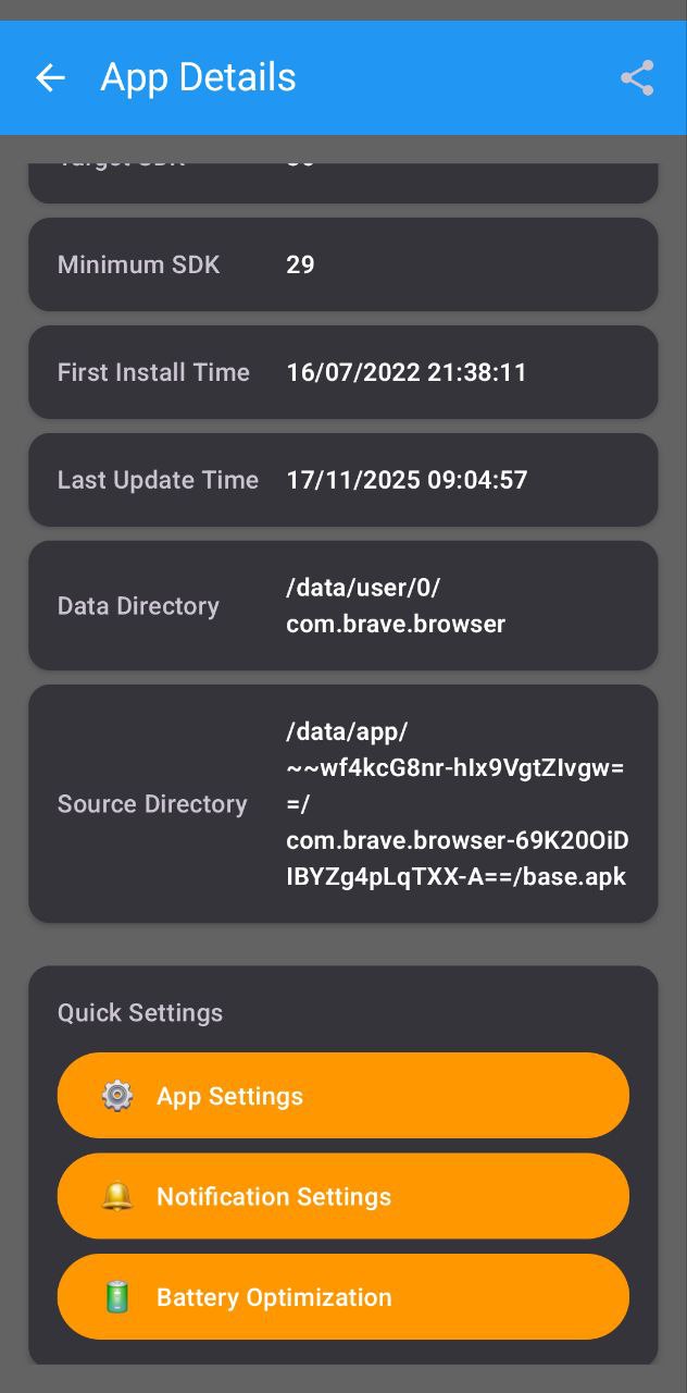 App Info screenshot 3