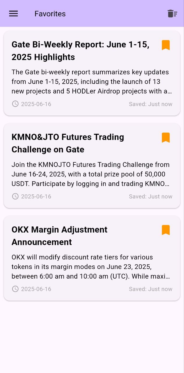 CryptoFlow screenshot 2