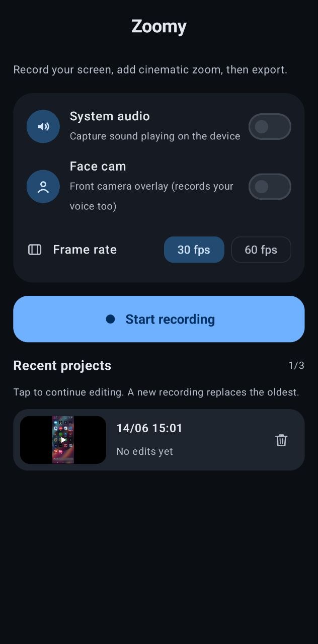 Zoomy screenshot 2